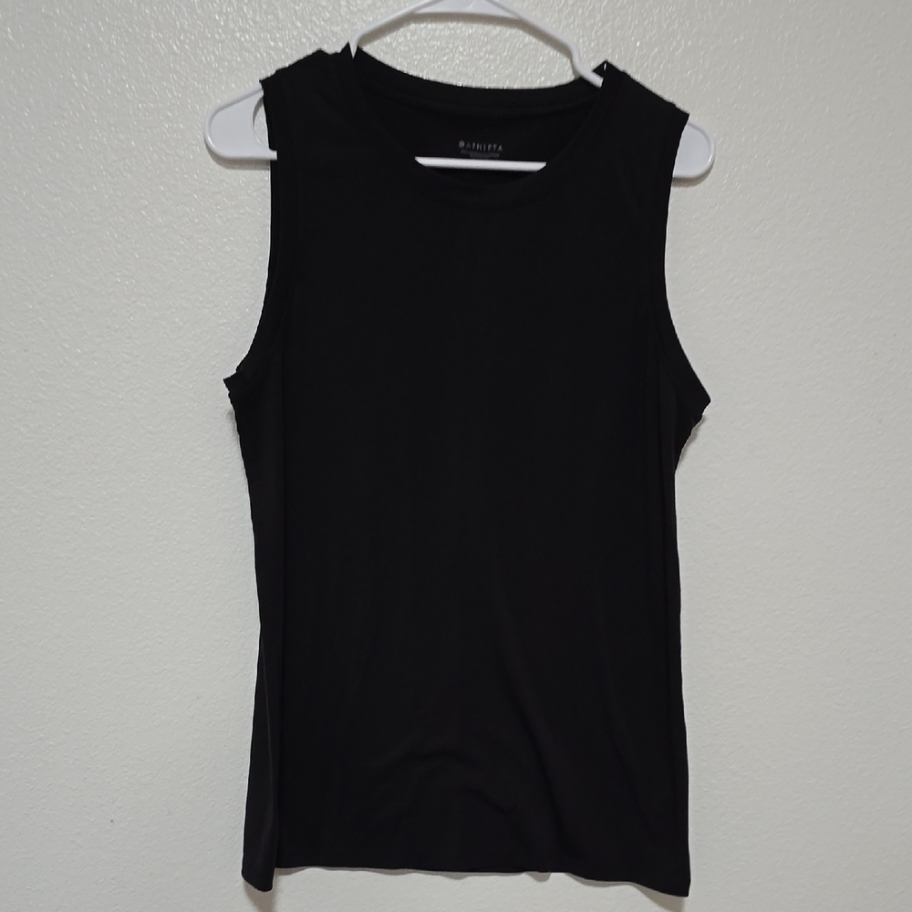 Athleta Black Sleeveless Tank Top - Picture 1 of 4